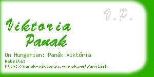 viktoria panak business card